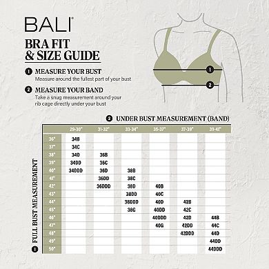 Bali® Flawless Fit Underwire Bra DF1970
