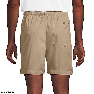 Lands' End Men's 7-Inch Classic Fit Lightweight Twill Deck Shorts