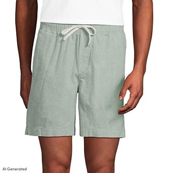 Men's Lands' End 7-Inch Classic Fit Deck Shorts