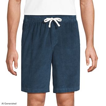 Men's Lands' End 9-Inch Classic Fit Corduroy Deck Shorts