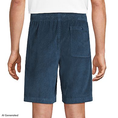 Men's Lands' End 9-Inch Classic Fit Corduroy Deck Shorts in Regular Size