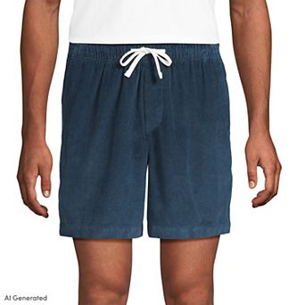 Men's Lands' End 7-Inch Classic Fit Corduroy Deck Shorts