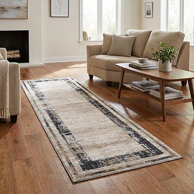 Modern Area Rug Machine Washable Non Slip Non Shedding Stain Resistant Floor Cover for Bedroom