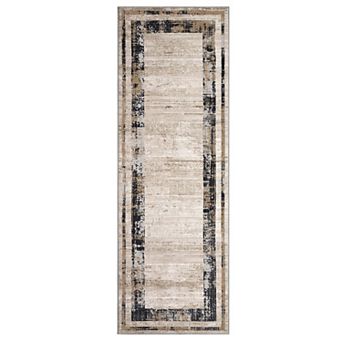 Modern Area Rug Machine Washable Non Slip Non Shedding Stain Resistant Floor Cover for Bedroom