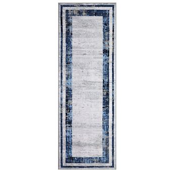 Modern Area Rug Machine Washable Non Slip Non Shedding Stain Resistant Floor Cover for Bedroom