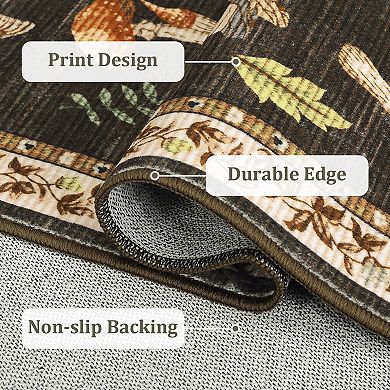 Modern Area Rug Machine Washable Vacuum Clean Ultra Thin Stain Resistant Carpet for Living Room