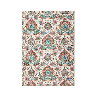 Vintage Area Rug Machine Washable Vacuum Clean Stain Resistant Floor Cover for Kid's Room Playroom