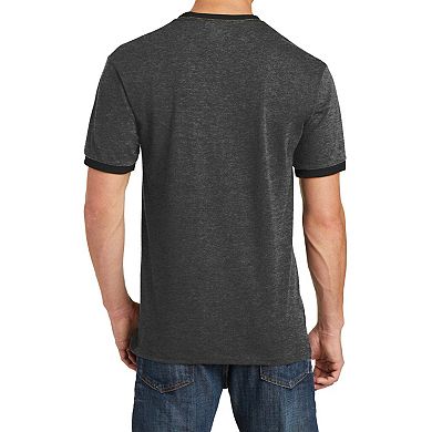 Mafoose Men's Classic Soft Core Cotton Ringer Short Sleeve T-Shirt