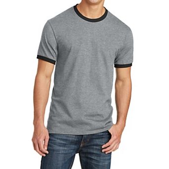 Mafoose Men's Classic Soft Core Cotton Ringer Short Sleeve T-Shirt