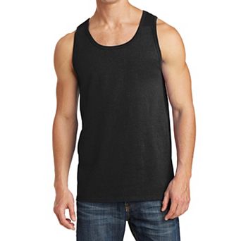 Mafoose Mens Solid Cotton Tank Top Sleeveless Tee Shirt for Sports, Gym, Fitness, Beach