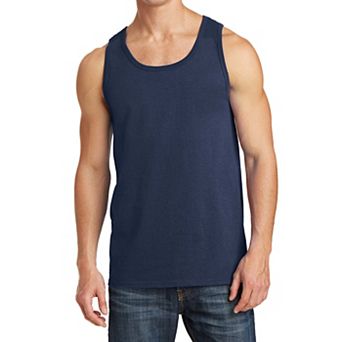 Mafoose Mens Solid Cotton Tank Top Sleeveless Tee Shirt for Sports, Gym, Fitness, Beach