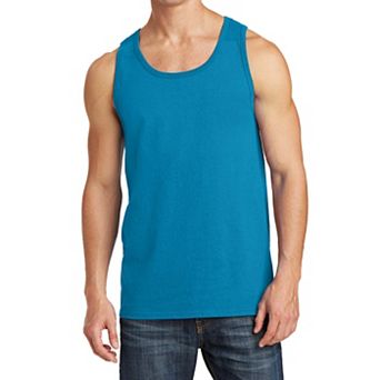 Mafoose Mens Solid Cotton Tank Top Sleeveless Tee Shirt for Sports, Gym, Fitness, Beach
