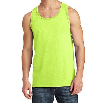 Mafoose Mens Solid Cotton Tank Top Sleeveless Tee Shirt for Sports, Gym, Fitness, Beach