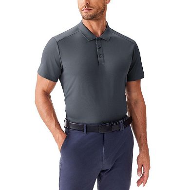 PINSPARK Men's Moisture Wicking Quick Dry Golf Polo Short Sleeve Slim Fit Collared Athletic Shirt