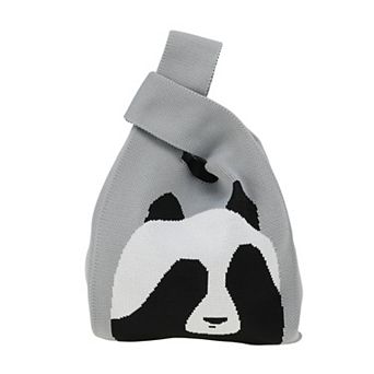 Cute Animal Knitted Wrist Bag for Women 1 pc