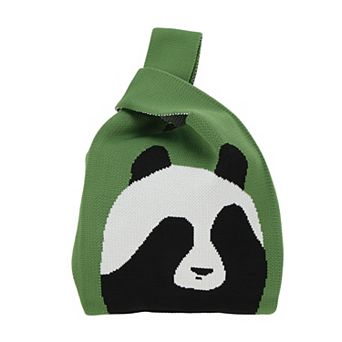 Cute Animal Knitted Wrist Bag for Women 1 pc