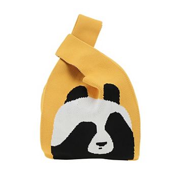 Cute Animal Knitted Wrist Bag for Women 1 pc