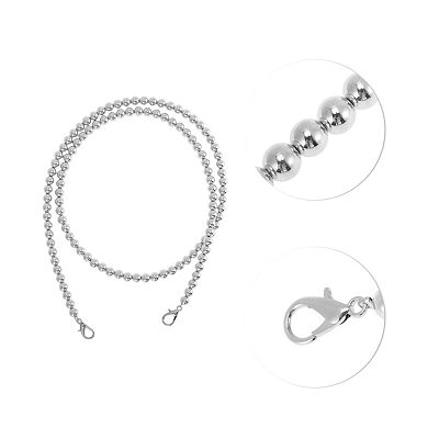 1 Pc Faux Pearl Handbag Strap 0.32"x35.43"