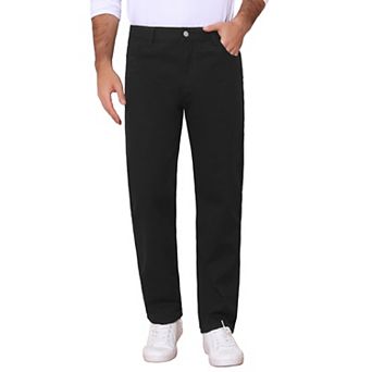 Men's Classic Jean 5-pocket Regular Fit Streetwear Straight Leg Jeans