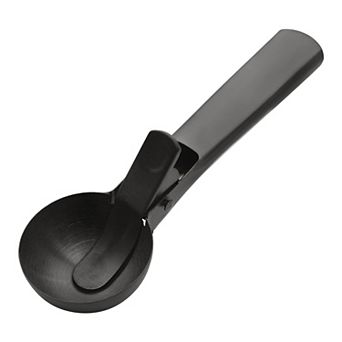 Ice Cream Scoop, 1 pc Pop-out Stainless Steel Ice Cream Scooper, Ergonomic Handle 7.5x2.2 Inch