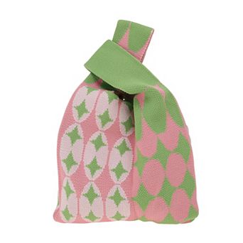 Star Knitted Wrist Bag for Women 1 pc