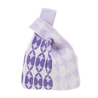Star Knitted Wrist Bag for Women 1 pc