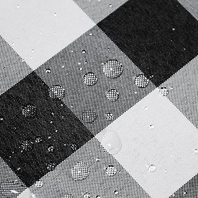 Checkered Round Tablecloth, Waterproof, Stain-Resistant, Washable Fabric