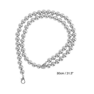 1 Pc Faux Pearl Handbag Strap 0.47"x31.5"