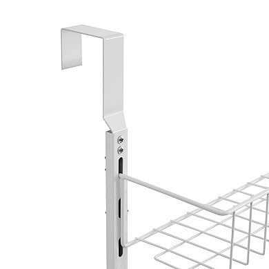 VEVOR Over Door Pantry Organizer 10 Tier Adjustable Spice Rack Storage Shelf White