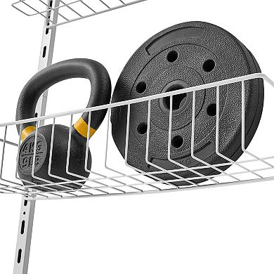 VEVOR Over Door Pantry Organizer 10 Tier Adjustable Spice Rack Storage Shelf White