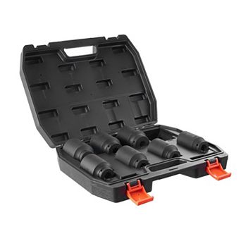 Axle Nut Impact Socket Set, 12-Point 29mm39mm Sockets with Storage Case