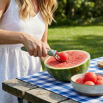 Ice Cream Scoop Comfortable Ergonomic Handle Easy Release for Gelato Cookie Dough 7.9x2 Inch