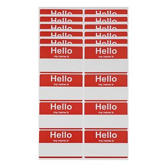 Handwritten Name Gift Stickers for All Occasions 6 pc