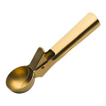 Ice Cream Scoop, 1 pc Stainless Steel Pop-out Ice Cream Scooper, Ergonomic Handle 7.3x1.9 Inch