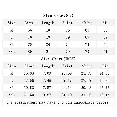 Women's Tankini Set with Printed Skirt Bottom V-Neck Racerback Two Piece Swimsuit