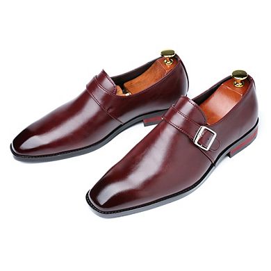 Men's Low-Top Buckle Dress Shoes