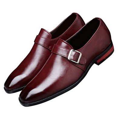 Men's Low-Top Buckle Dress Shoes