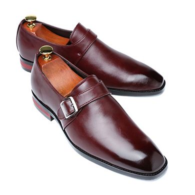 Men's Low-Top Buckle Dress Shoes