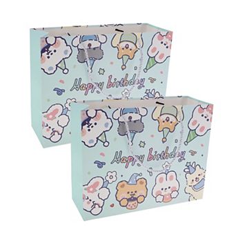 2 pc Cartoon Animal Gift Bags