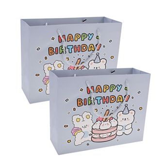 2 pc Cartoon Animal Gift Bags