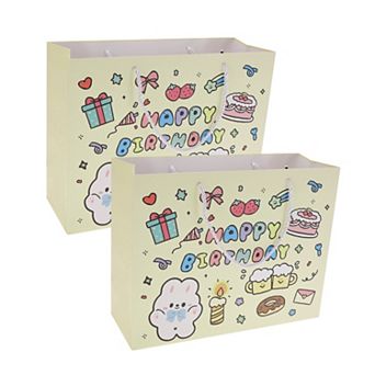 2 pc Cartoon Animal Gift Bags