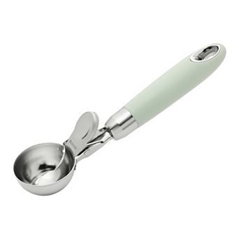 Ice Cream Scoop, 1 pc Stainless Steel Hangable Comfortable Ergonomic Handle 8x1.9Inch