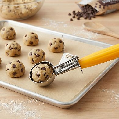 Ice Cream Scoop, 1 Pcs Stainless Steel Ice Cream Scooper, Ergonomic Handle 7.9x2.1Inch