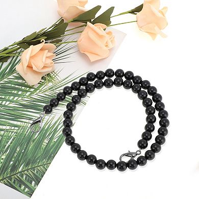 1 Pc Faux Pearl Handbag Strap 0.39"x19.69"