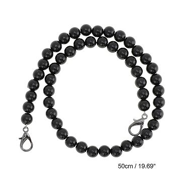 1 Pc Faux Pearl Handbag Strap 0.39"x19.69"