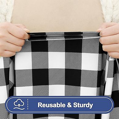 Waterproof Fitted Tablecloth with Bench Covers, Elastic, Washable, Durable