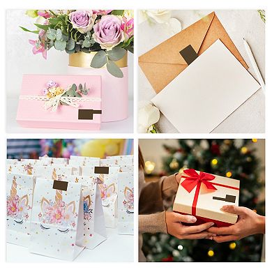 Handwritable P-Type Gift Stickers for Various Occasions 6 Pcs