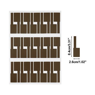 Handwritable P-Type Gift Stickers for Various Occasions 6 Pcs