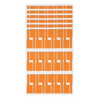 Handwritable P-Type Gift Stickers for Various Occasions 6 pc