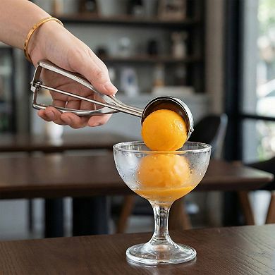 Ice Cream Scoop, 1 Pcs Stainless Steel Ice Cream Scooper, Easy Release, Easy Clean 8.7x2.3Inch